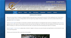 Desktop Screenshot of carterelectric.com